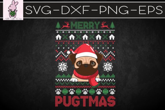 Christmas Santa Ugly Sweater Dog