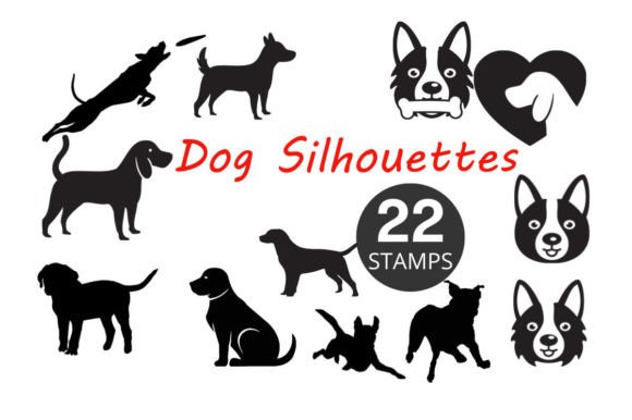 Dog Silhouettes Design File
