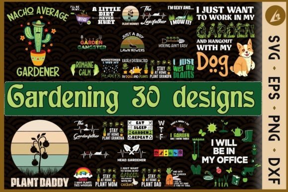 Gardening Bundle SVG 30 Designs