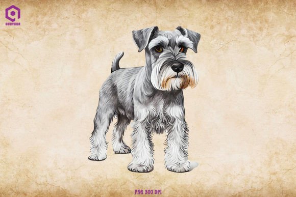 Schnauzer Dog Standing
