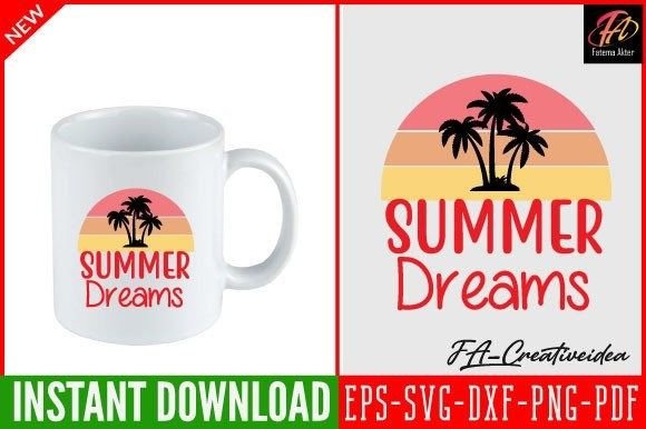 Summer Dreams Svg Design